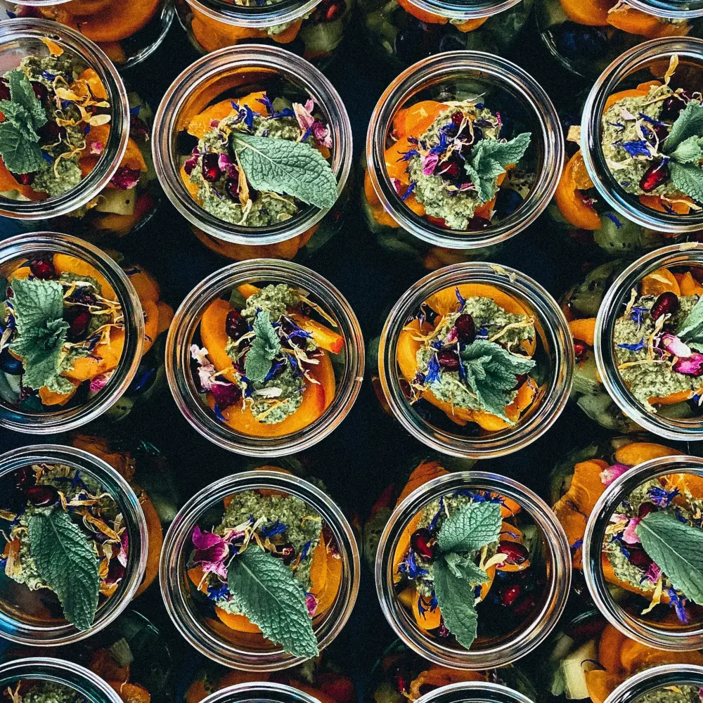 Schichtdesserts im Glas